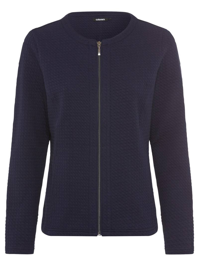 Olsen - Jersey Jacket Long Sleeves ink blue - Gr. - 44 von Olsen