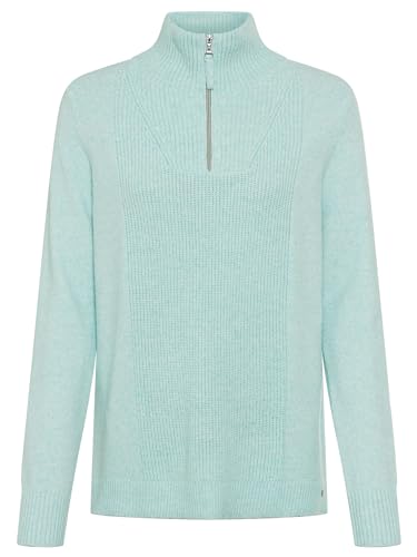 Olsen Pullover Long Sleeves Dark Ice Aqua Melange - 42 von Olsen