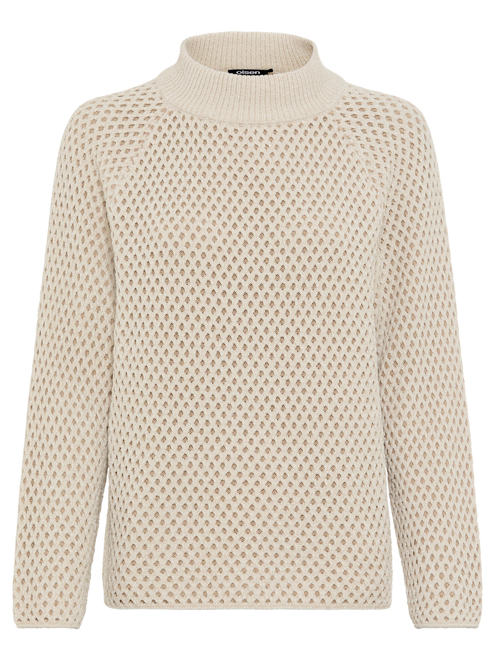 Olsen - Pullover Long Sleeves almond beige - Gr. - 42 von Olsen