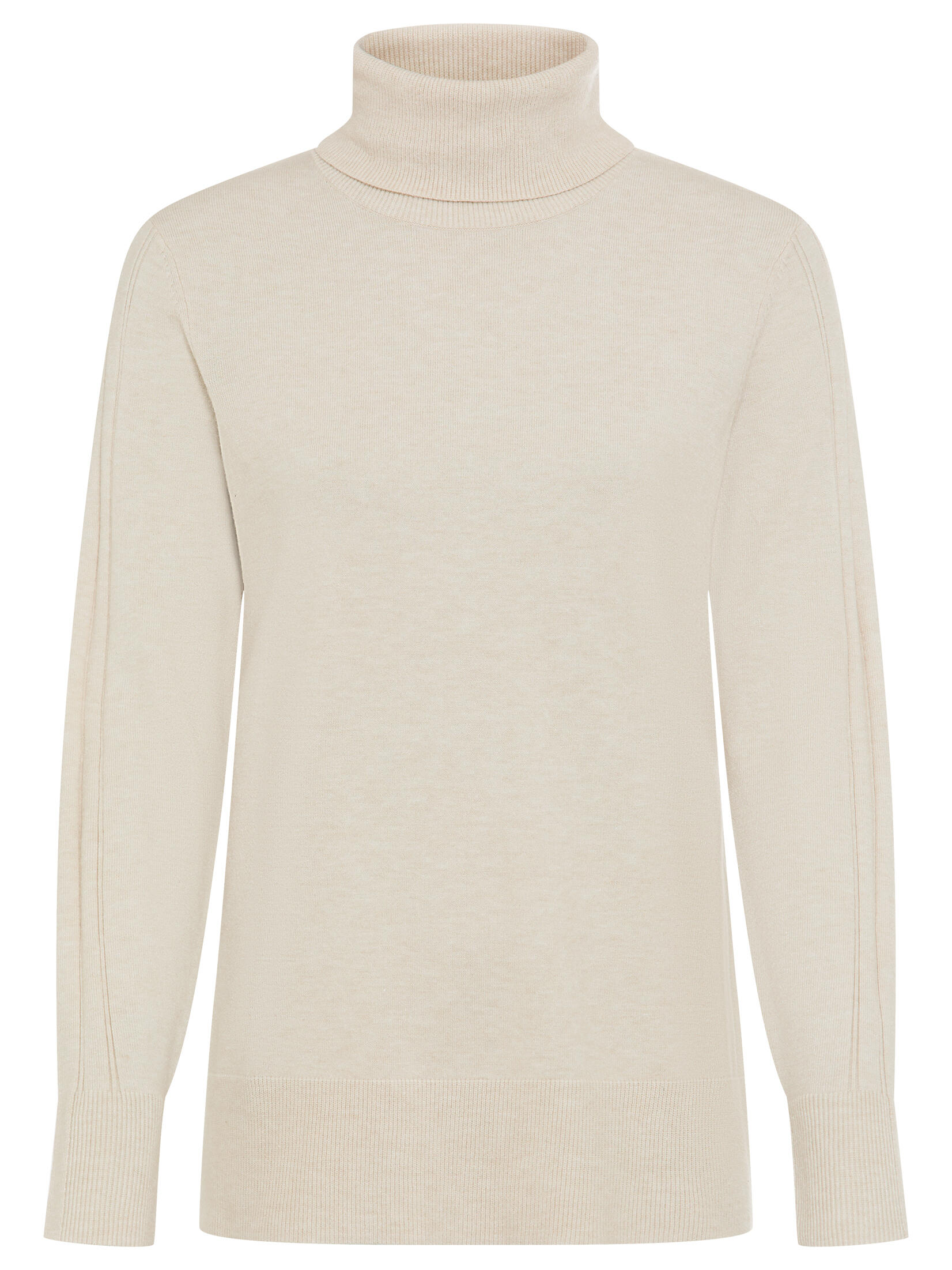 Olsen - Pullover Long Sleeves almond beige mel. - Gr. - 38 von Olsen