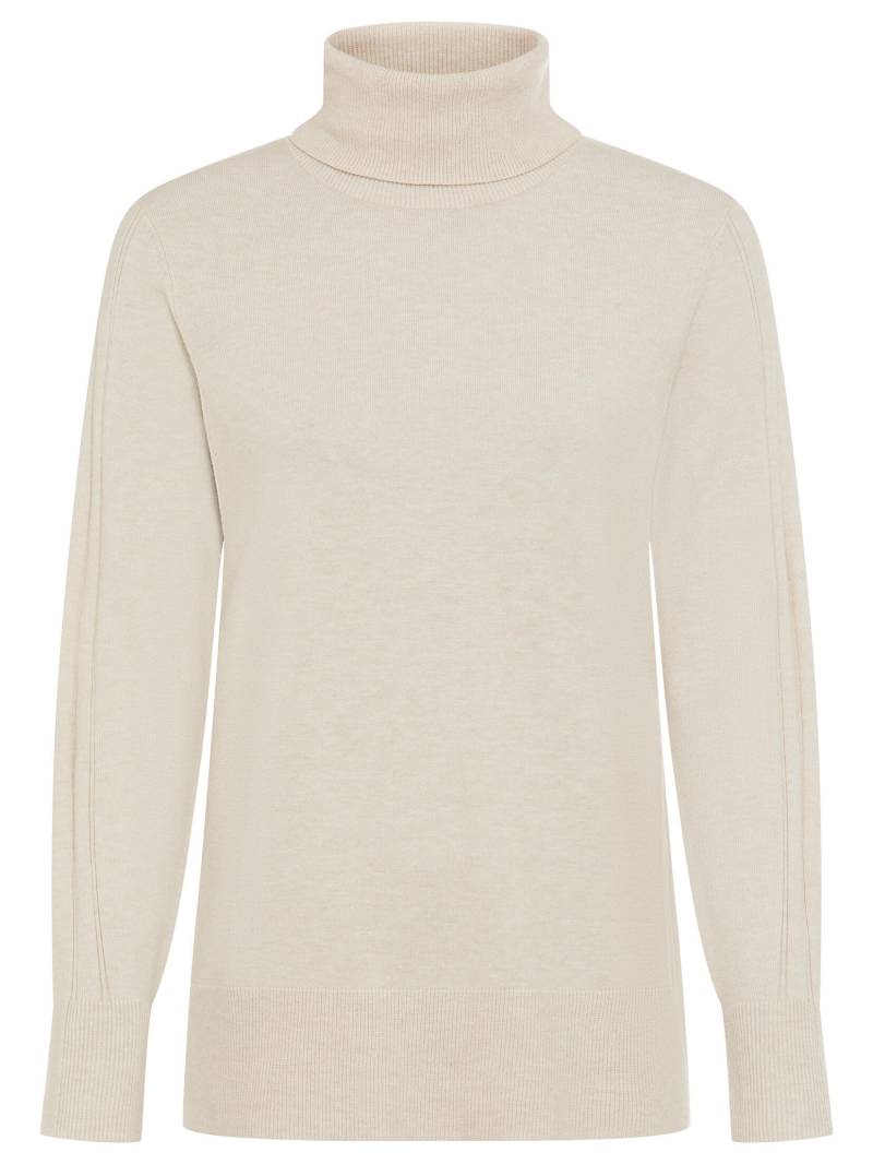 Olsen - Pullover Long Sleeves almond beige mel. - Gr. - 46 von Olsen