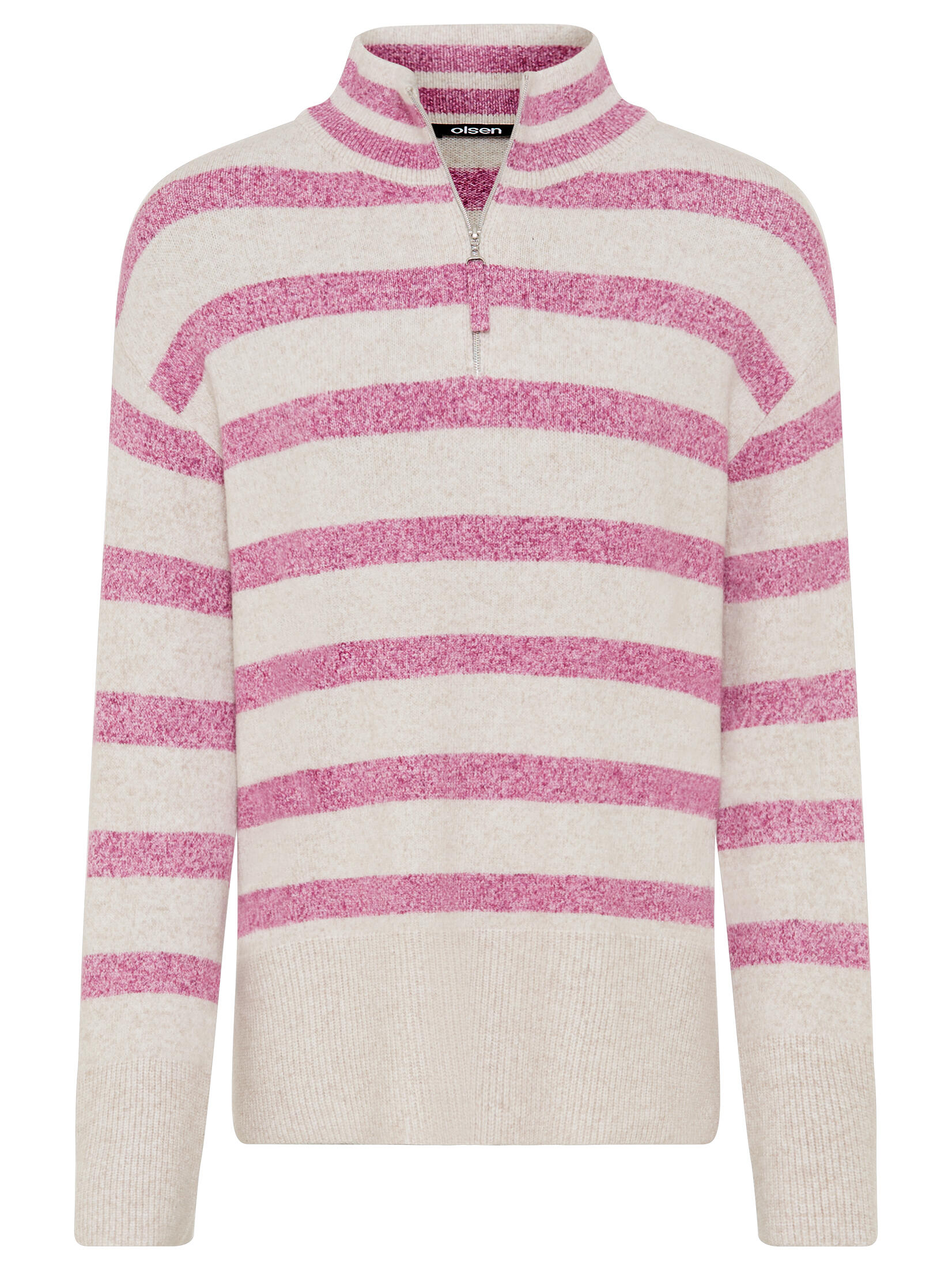 Olsen - Pullover Long Sleeves boysenberry mel. - Gr. - 40 von Olsen