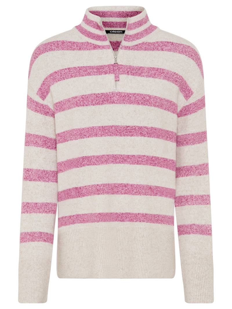 Olsen - Pullover Long Sleeves boysenberry mel. - Gr. - 42 von Olsen
