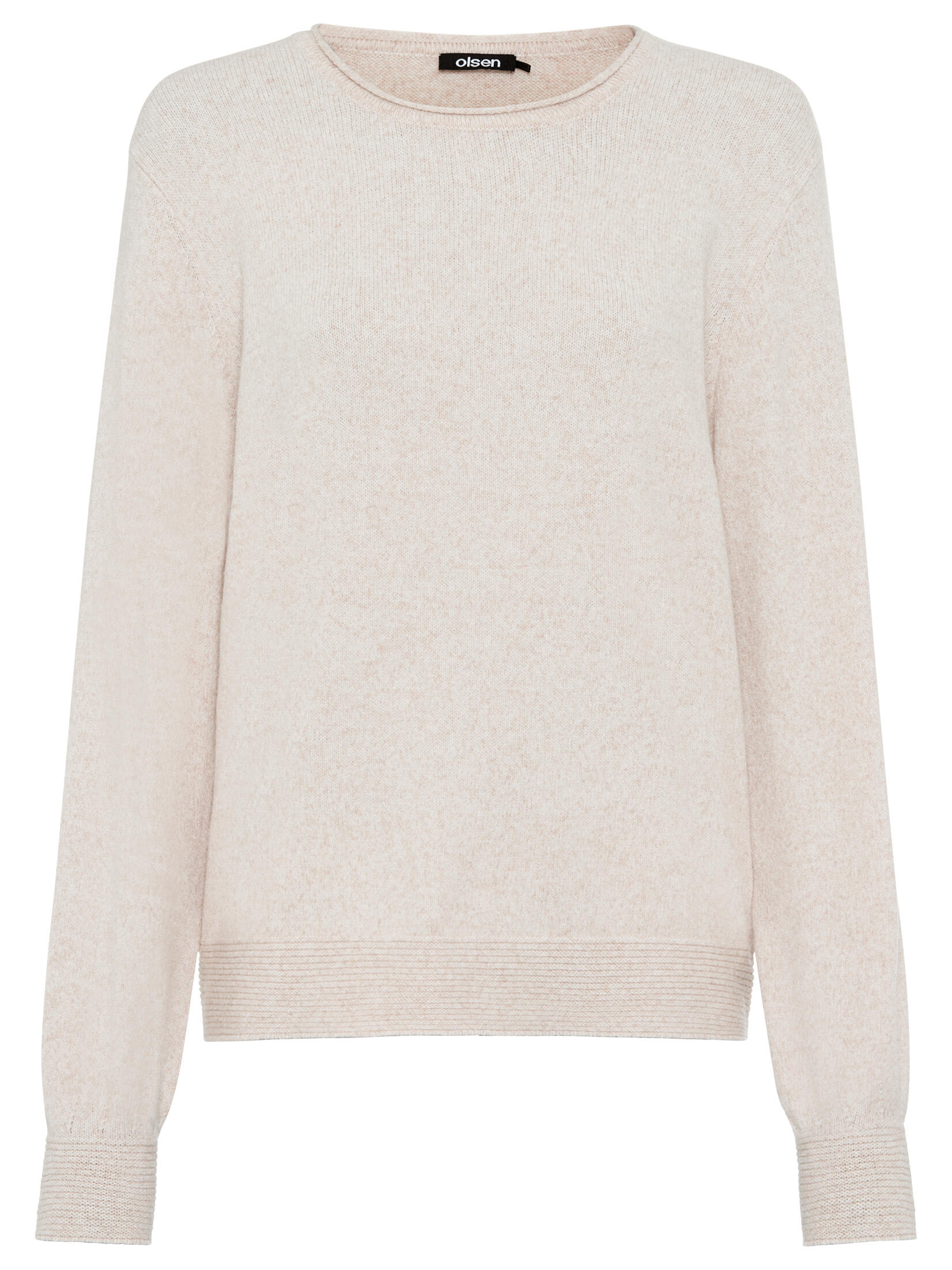 Olsen - Pullover Long Sleeves caffe latte mel. - Gr. - 36 von Olsen