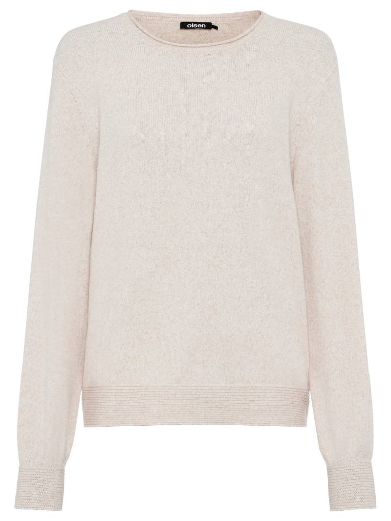 Olsen - Pullover Long Sleeves caffe latte mel. - Gr. - 36 von Olsen