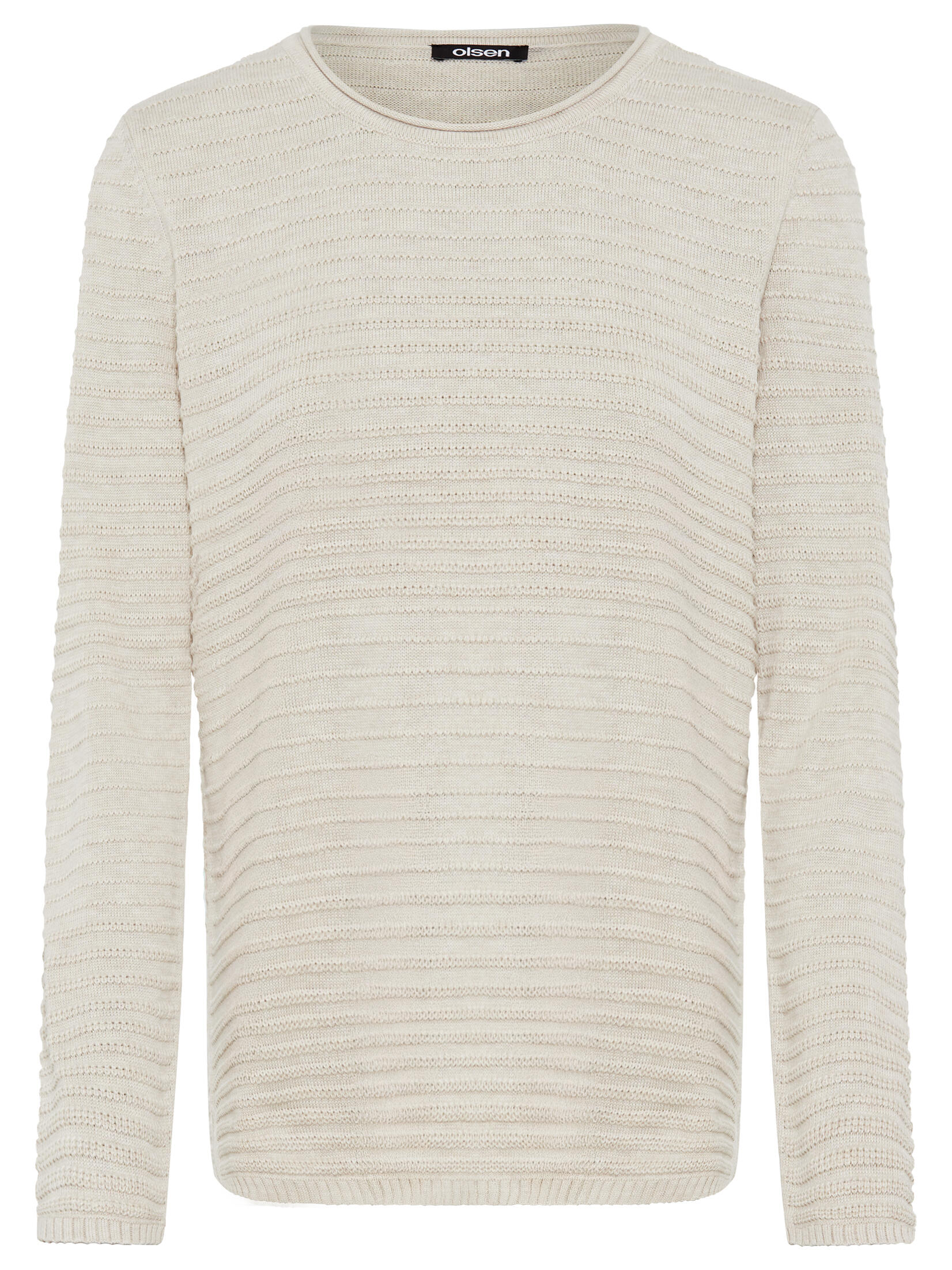 Olsen - Pullover Long Sleeves caffe latte mel. - Gr. - 42 von Olsen