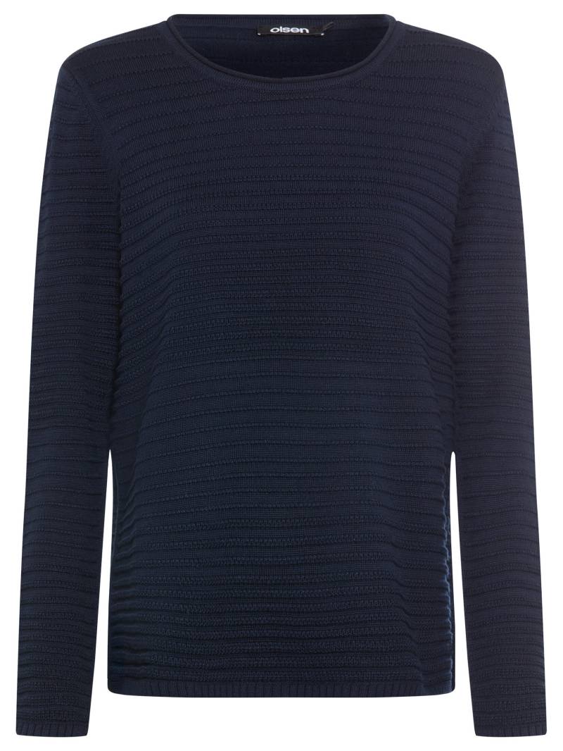 Olsen - Pullover Long Sleeves power navy - Gr. - 48 von Olsen
