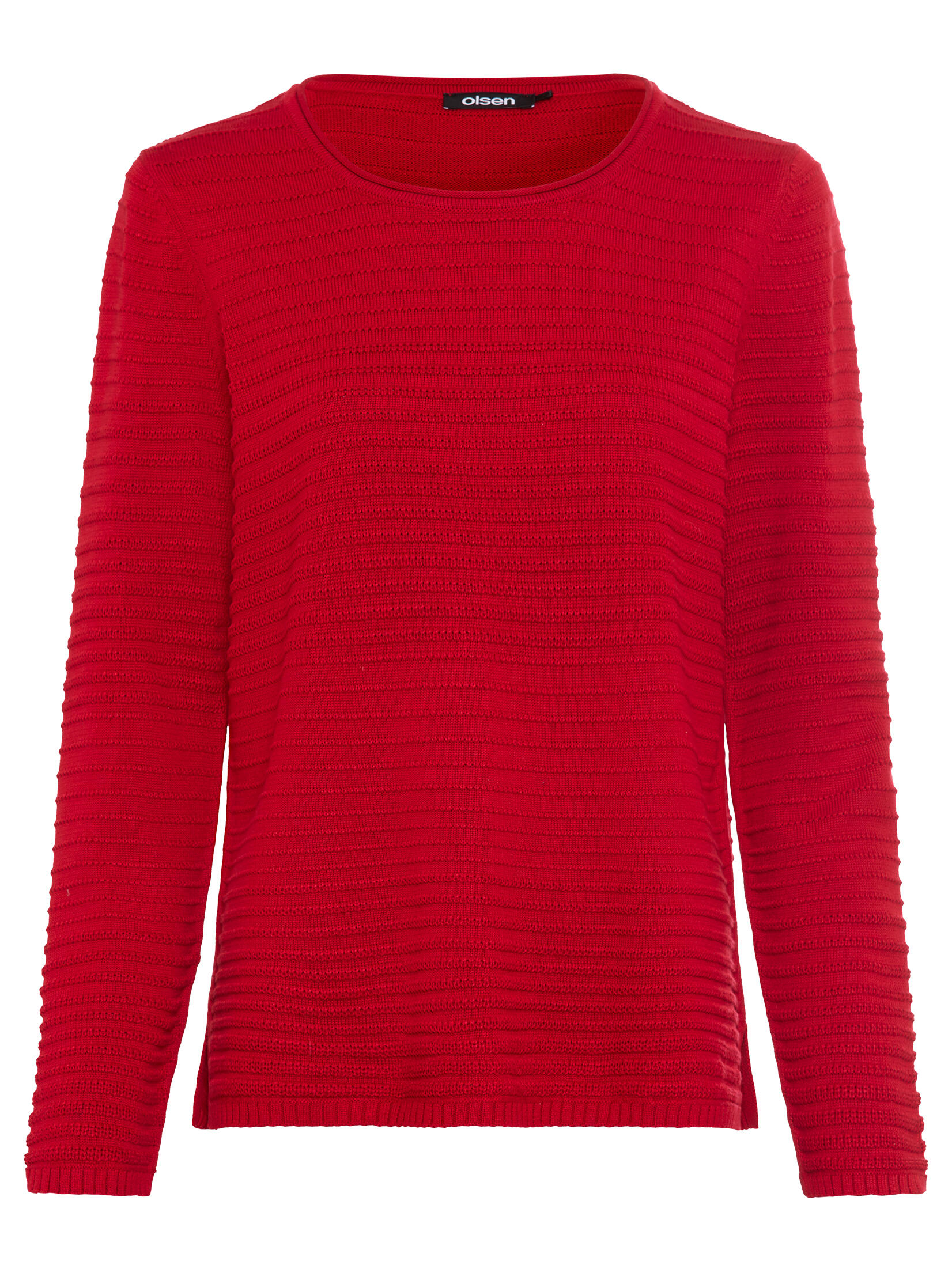 Olsen - Pullover Long Sleeves true red - Gr. - 36 von Olsen