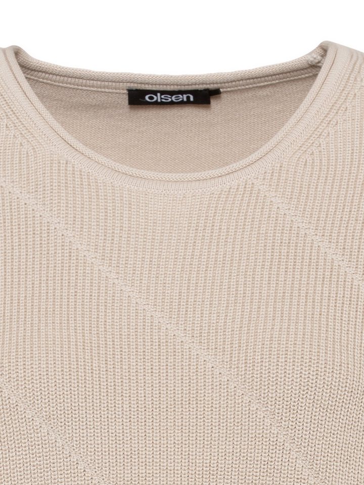 Olsen Rundhalspullover Pullover Long Sleeves von Olsen