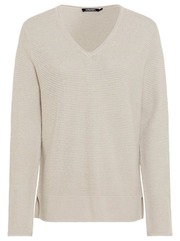 Olsen Rundhalspullover Pullover Long Sleeves von Olsen