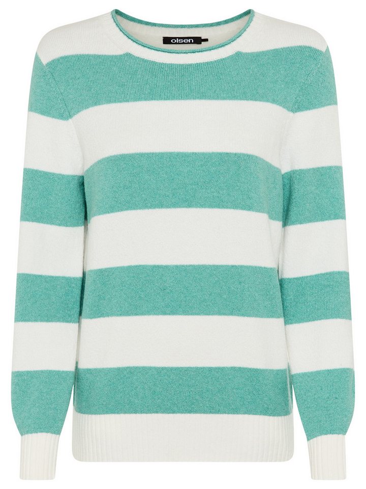 Olsen Rundhalspullover Pullover Long Sleeves von Olsen