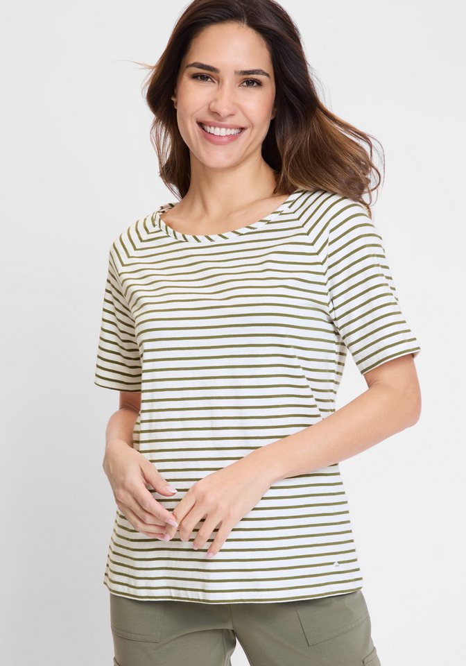Olsen Rundhalsshirt (1-tlg) Gerader Schnitt von Olsen