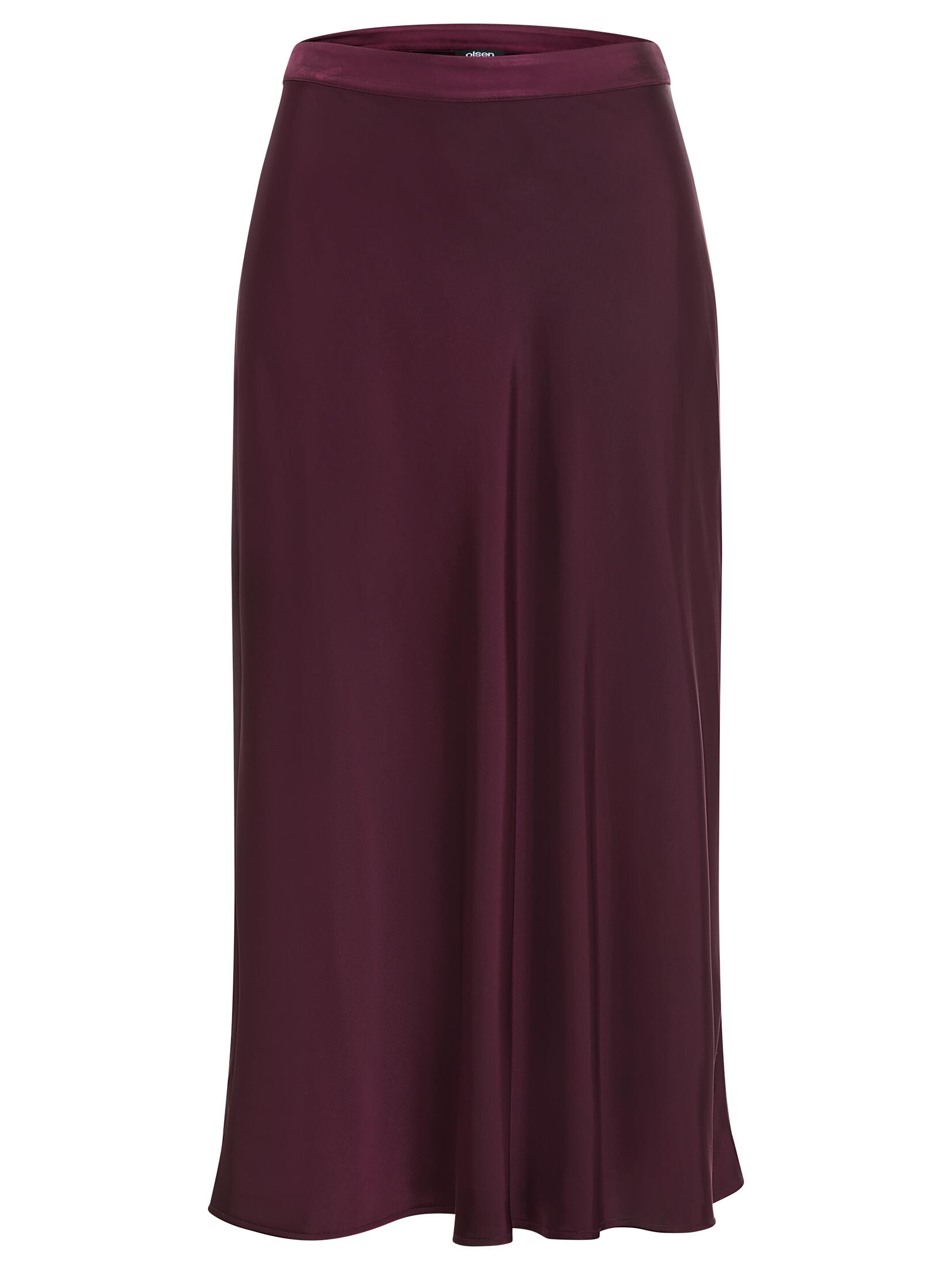 Olsen - Skirt Woven Casual Long dark wine - Gr. - 40 von Olsen