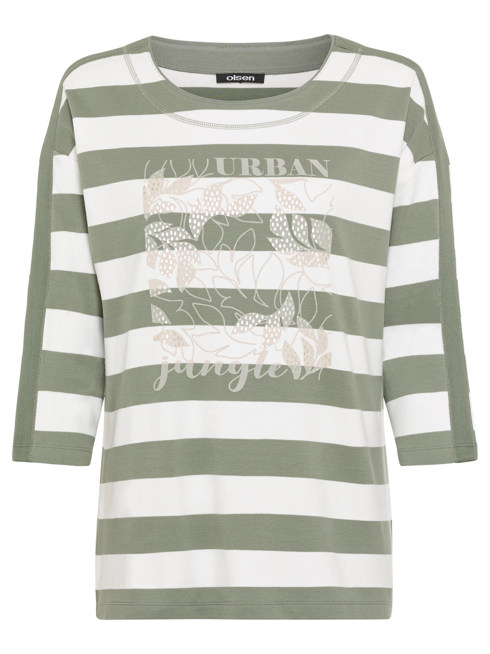 Olsen - Sweatshirt Long Sleeves jungle khaki - Gr. - 48 von Olsen