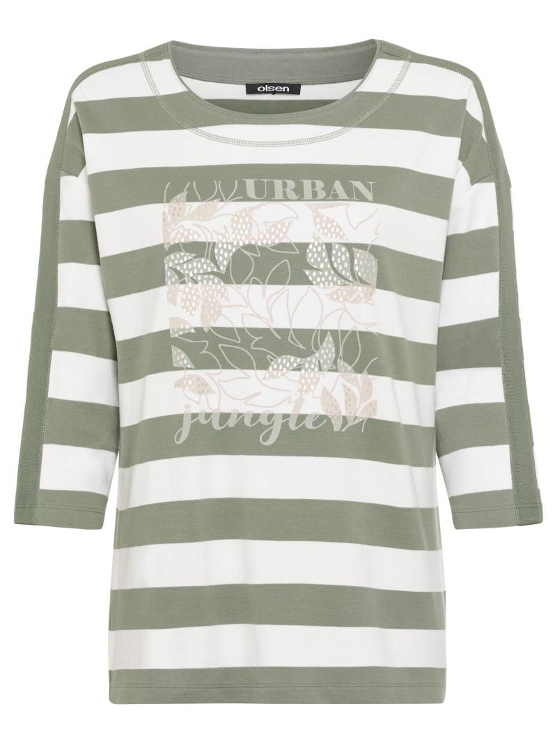 Olsen - Sweatshirt Long Sleeves jungle khaki - Gr. - 48 von Olsen