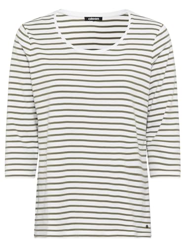 Olsen T-Shirt Long Sleeves Dark Khaki - 42 von Olsen