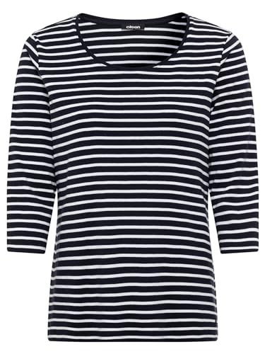 Olsen T-Shirt Long Sleeves Power Navy - 40 von Olsen