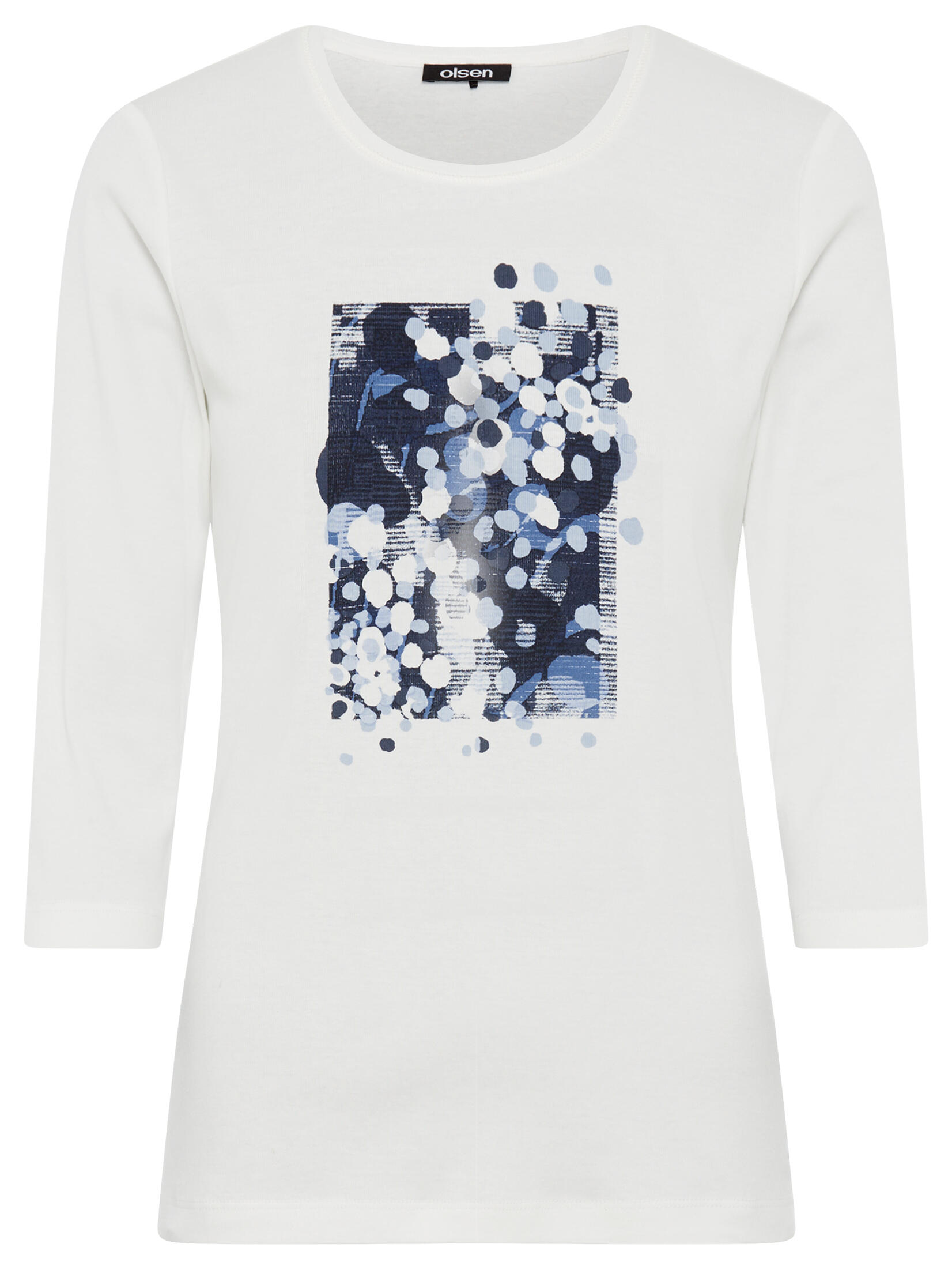 Olsen - T-Shirt Long Sleeves off white - Gr. - 48 von Olsen