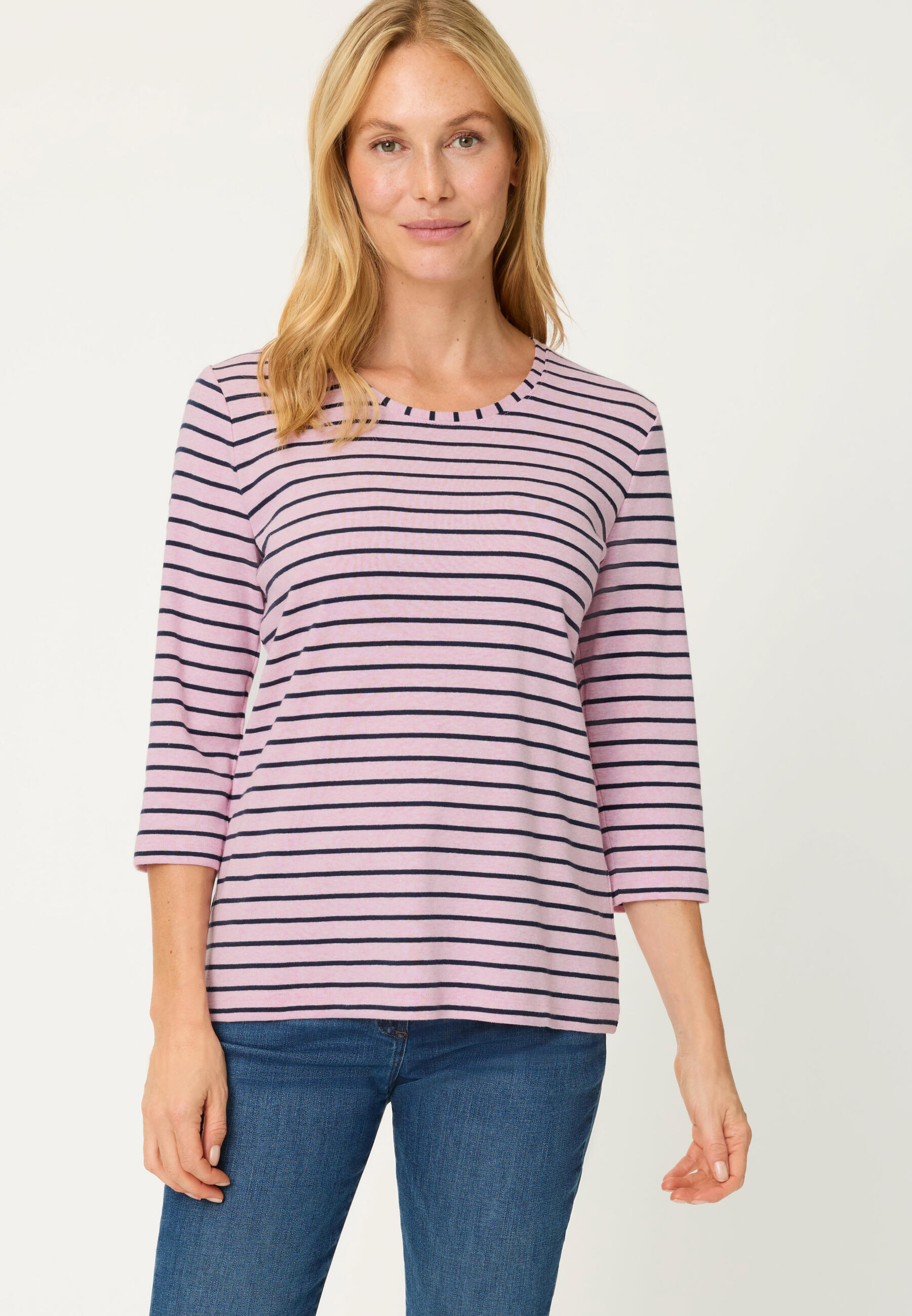 Olsen - T-Shirt Long Sleeves peony pink mel. - Gr. - 44 von Olsen