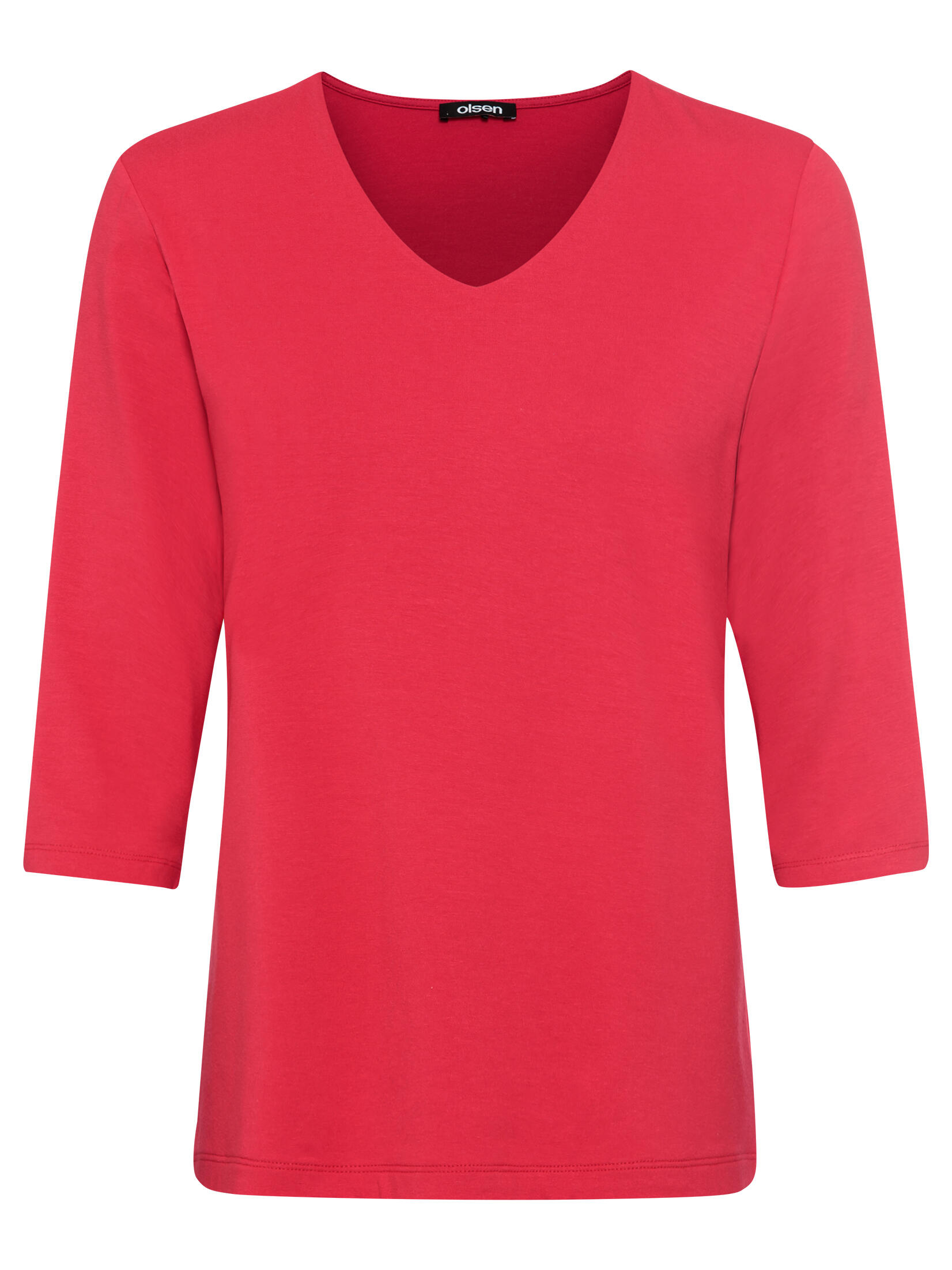 Olsen - T-Shirt Long Sleeves teaberry red - Gr. - 42 von Olsen