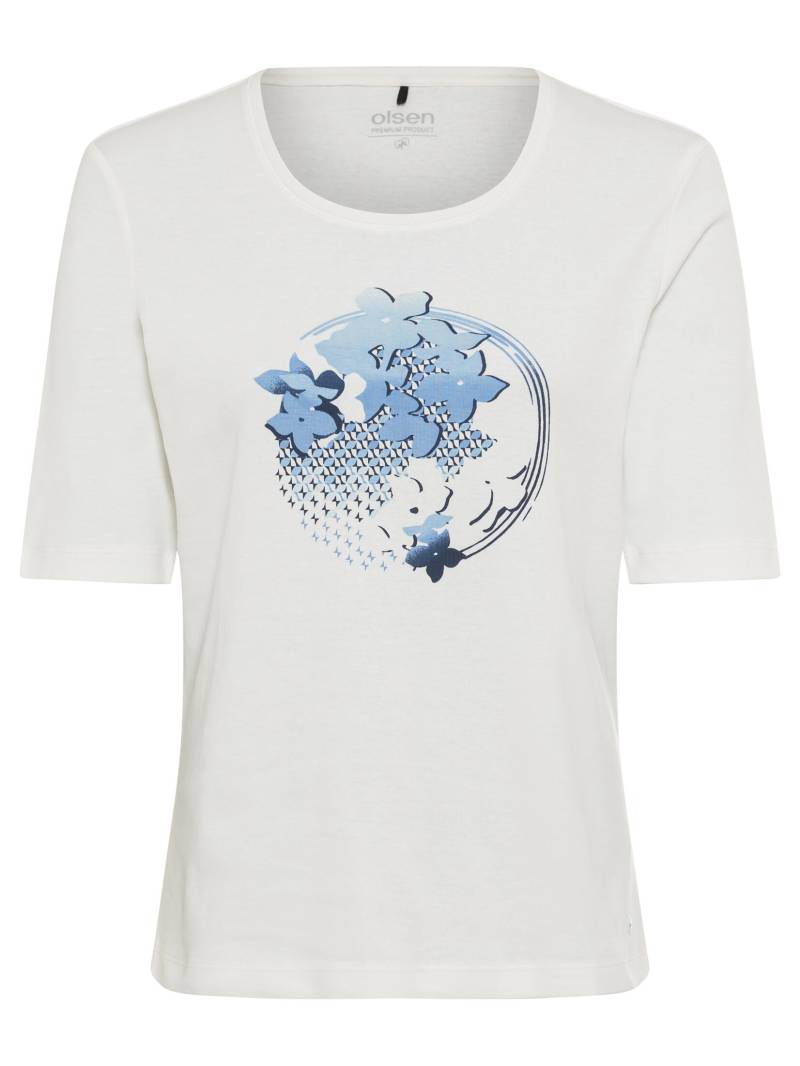 Olsen - T-Shirt Short Sleeves off white - Gr. - 38 von Olsen