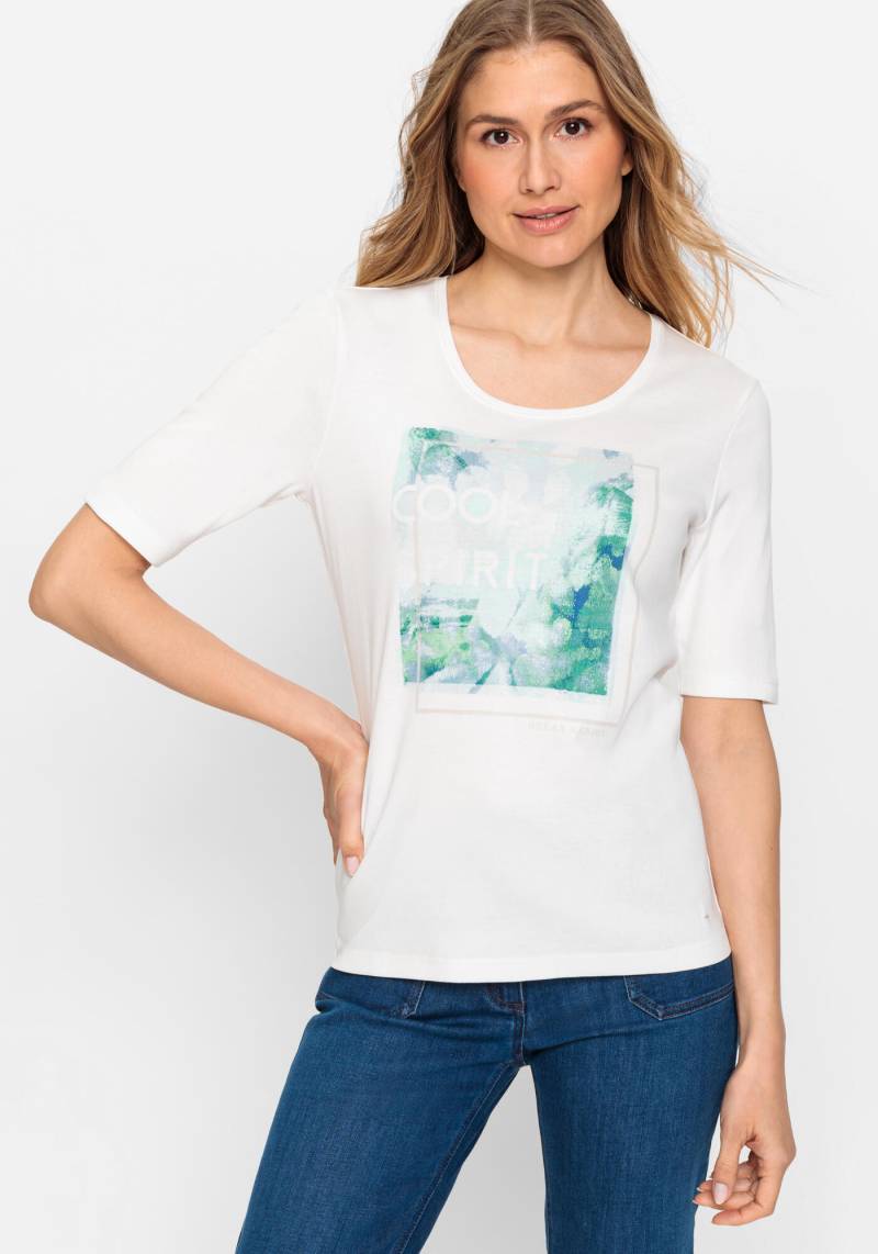 Olsen - T-Shirt Short Sleeves off white - Gr. - 38 von Olsen