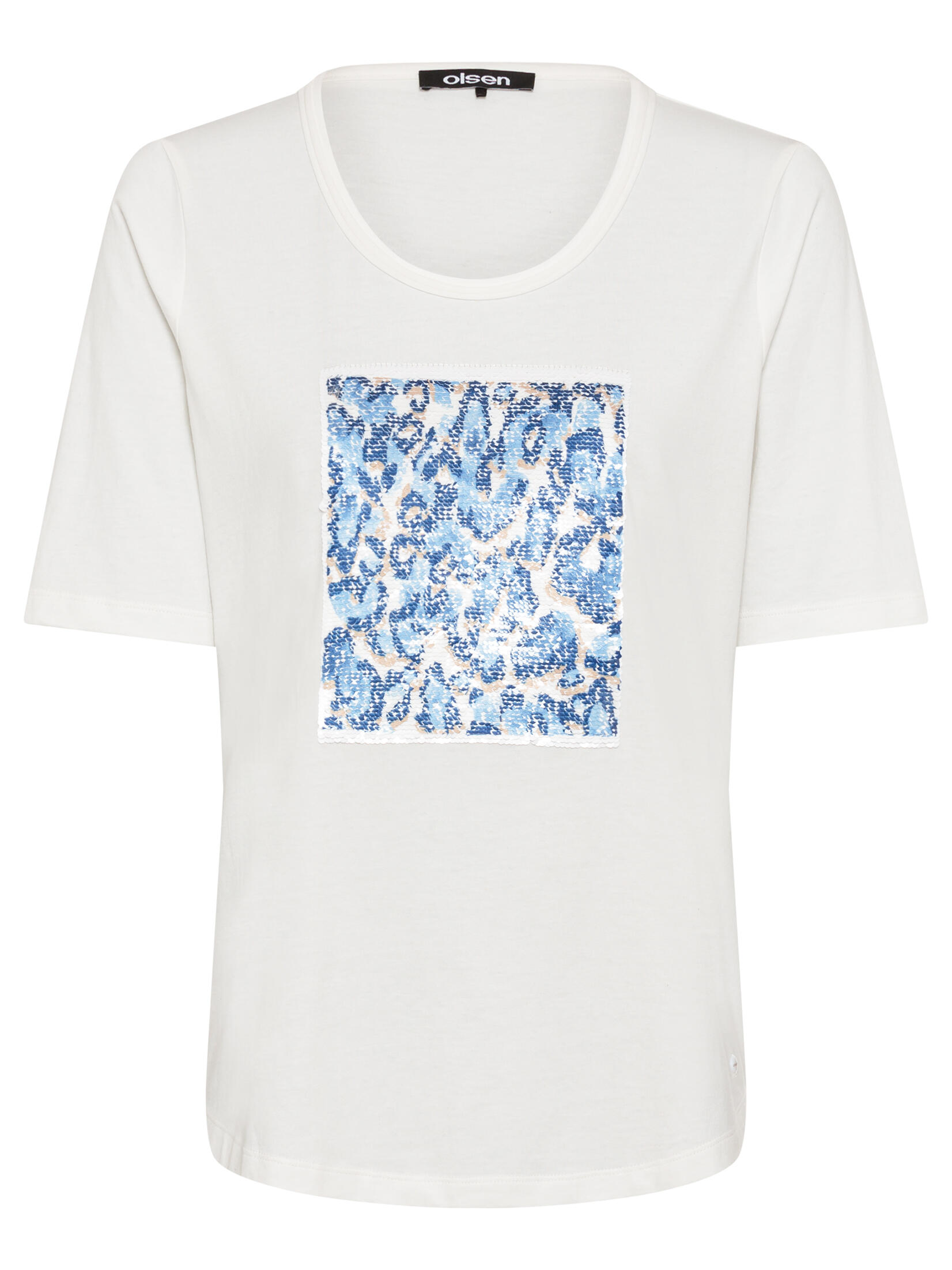 Olsen - T-Shirt Short Sleeves off white - Gr. - 44 von Olsen