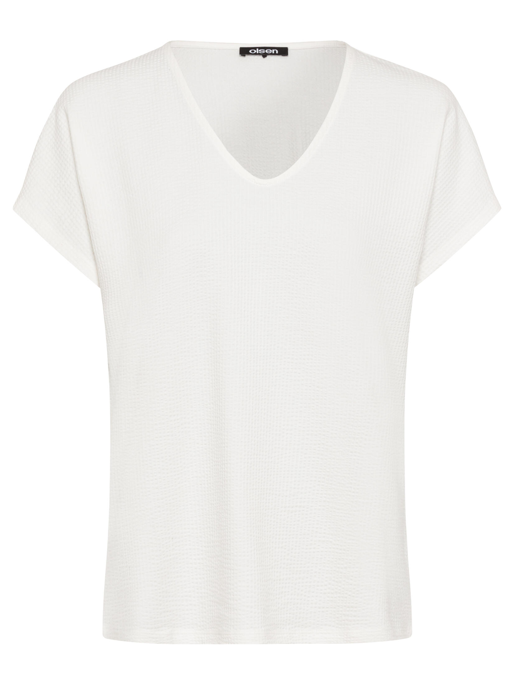 Olsen - T-Shirt Short Sleeves off white - Gr. - 44 von Olsen