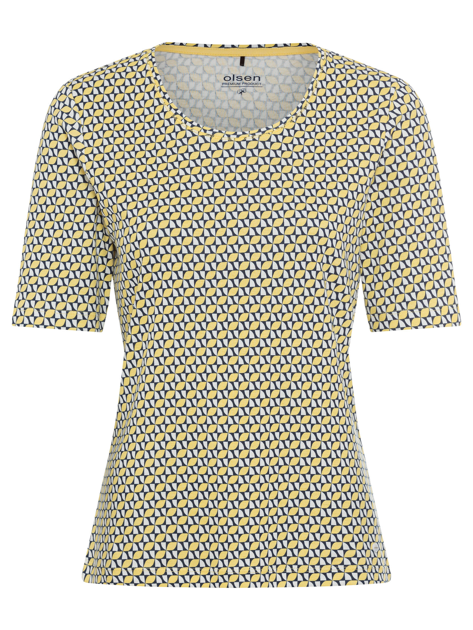 Olsen - T-Shirt Short Sleeves sun yellow - Gr. - 44 von Olsen