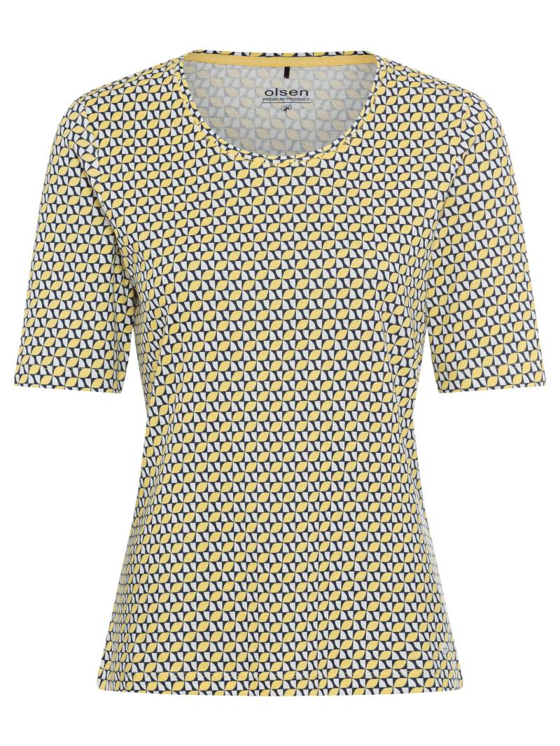 Olsen - T-Shirt Short Sleeves sun yellow - Gr. - 44 von Olsen