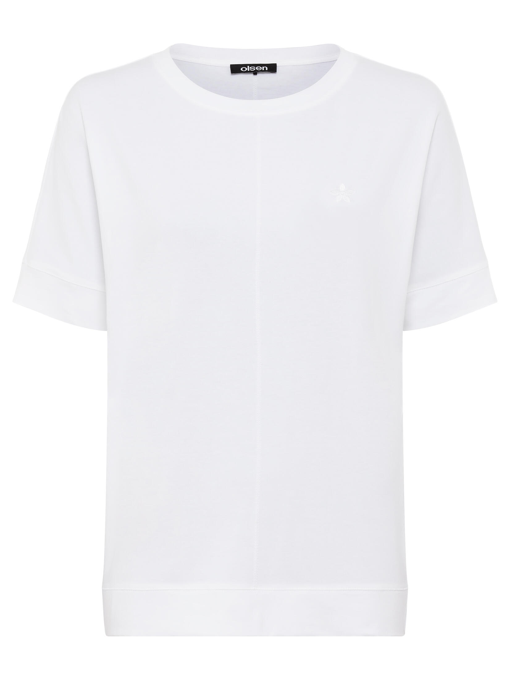 Olsen - T-Shirt Short Sleeves white - Gr. - 42 von Olsen