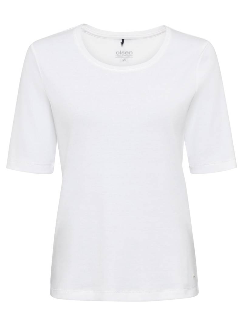 Olsen - T-Shirt Short Sleeves white - Gr. - 44 von Olsen