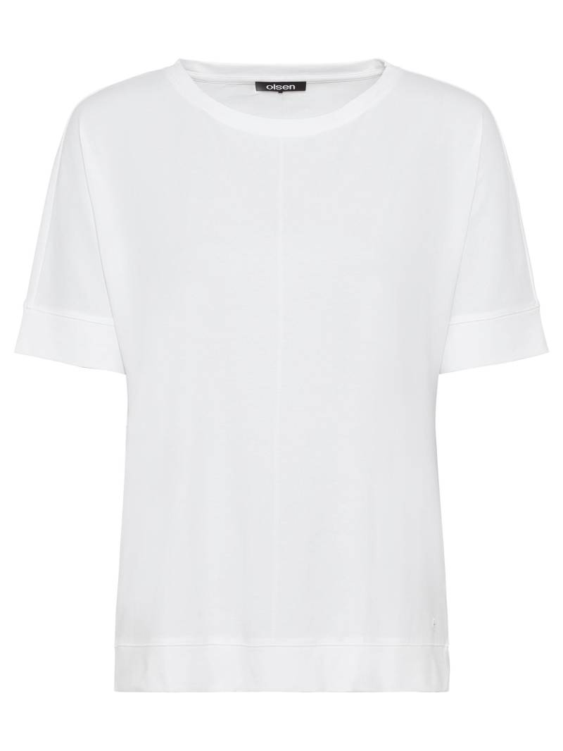 Olsen - T-Shirt Short Sleeves white - Gr. - 48 von Olsen