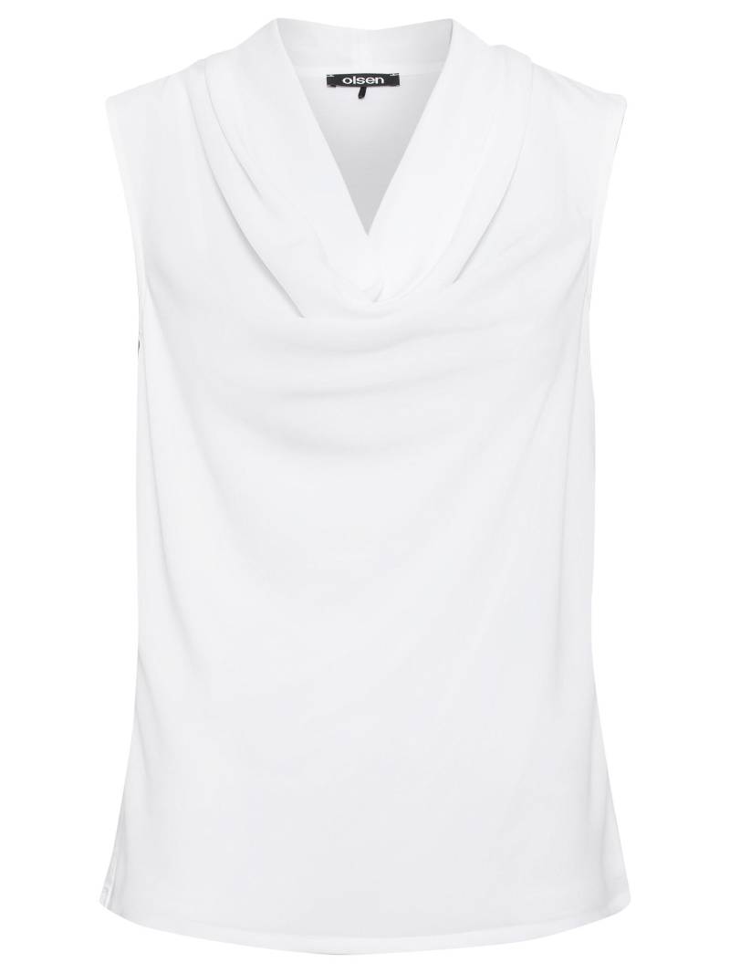 Olsen - T-Shirt Sleeveless white - Gr. - 46 von Olsen