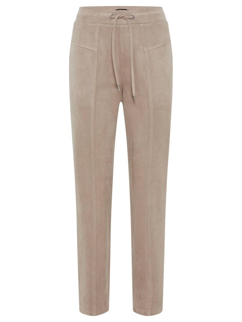 Olsen - Trousers Casual Cropped dark taupe - Gr. - 44 von Olsen