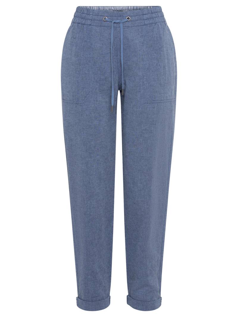 Olsen - Trousers Casual Cropped indigo denim mel. - Gr. - 42 von Olsen