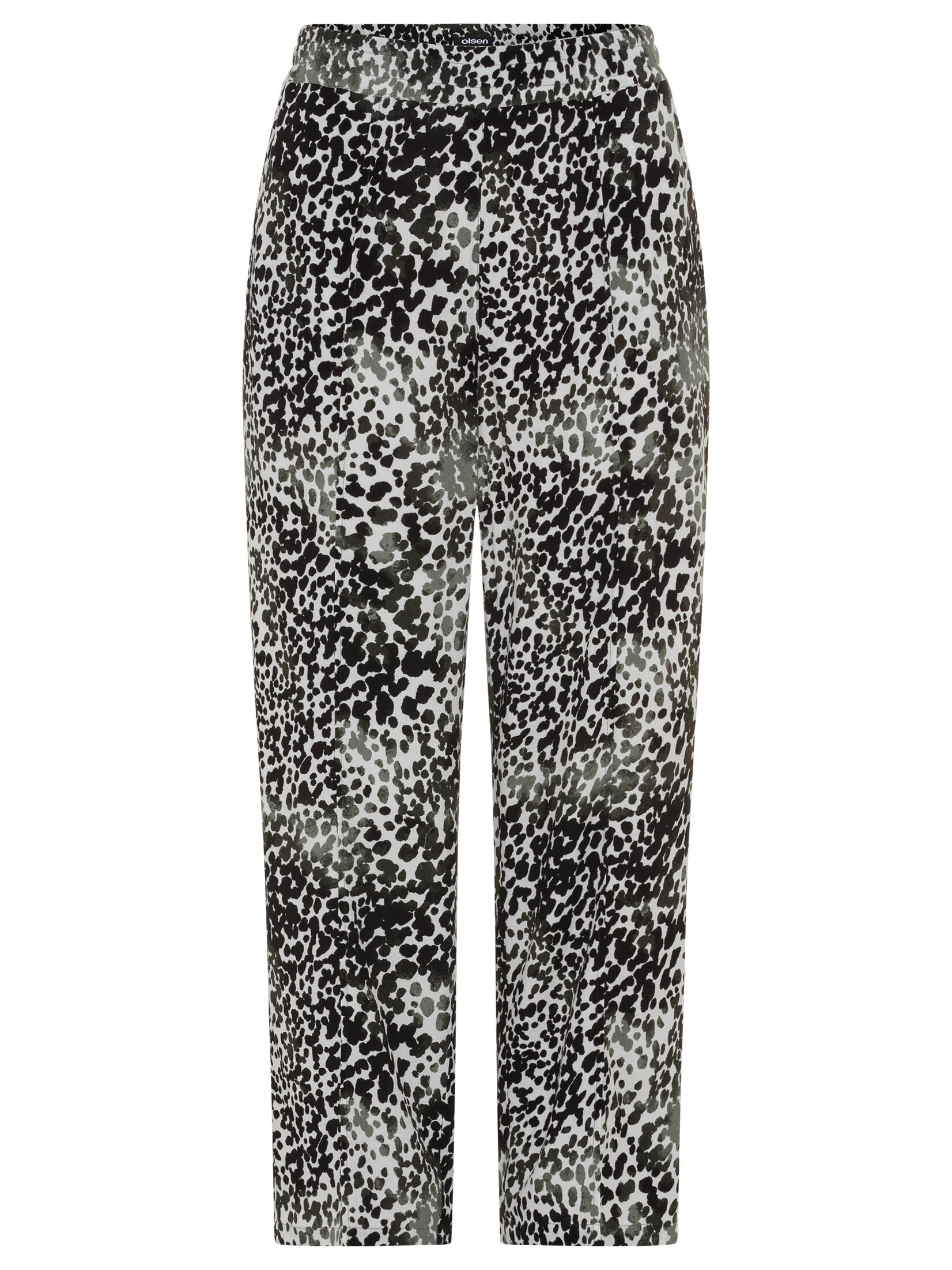 Olsen - Trousers Casual Cropped jungle khaki - Gr. - 46 von Olsen