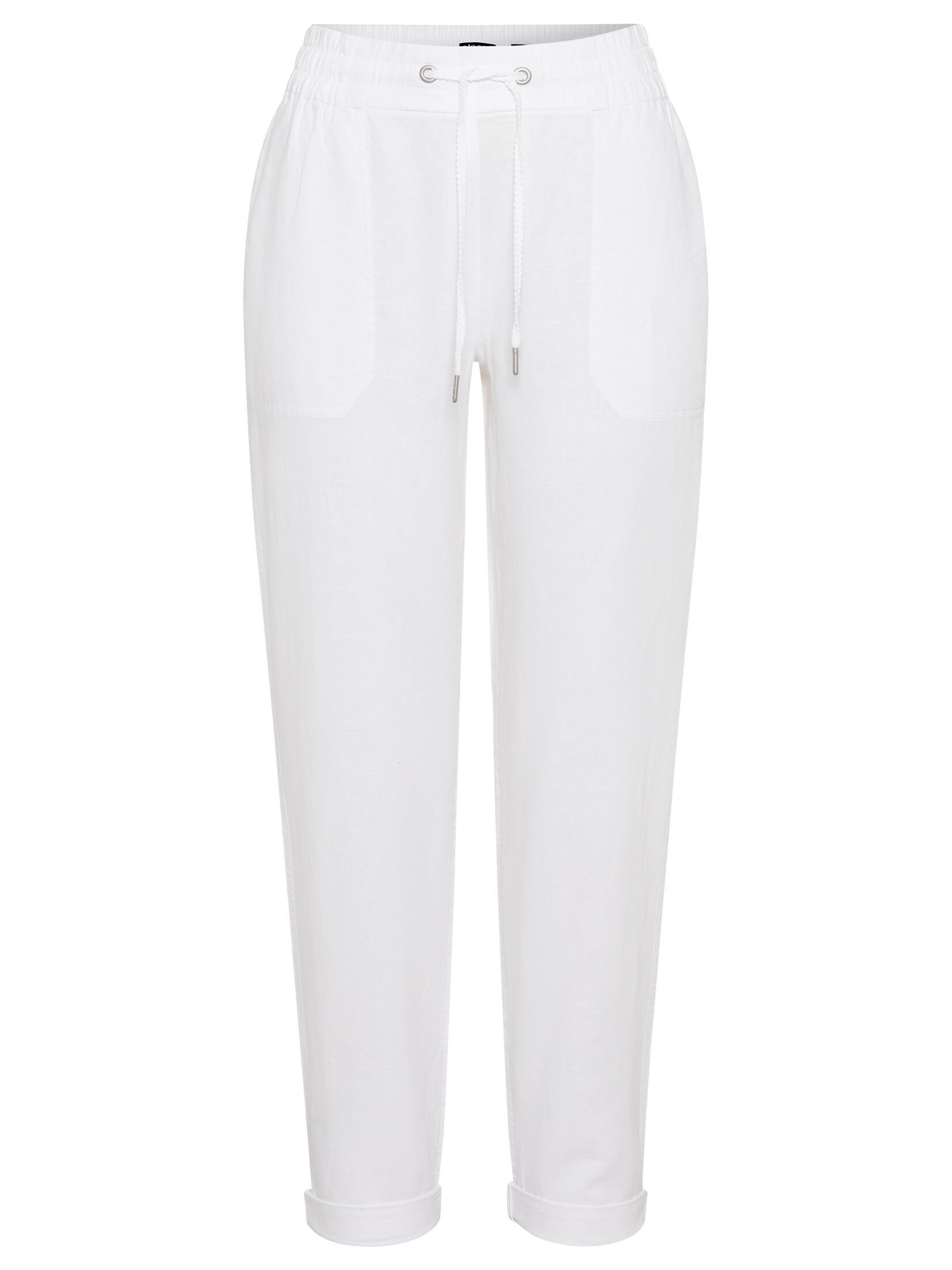 Olsen - Trousers Casual Cropped white - Gr. - 38 von Olsen