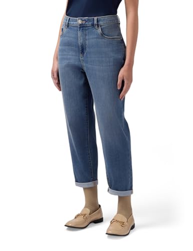 Oltre: Boyslim-Jeans mit Schmuckknopf Light - Blue 52 Spring Summer 25 von Oltre