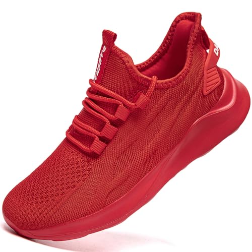 Oltyutc Damen Sneaker Sportschuhe Turnschuhe Laufschuhe Atmungsaktiv Sommerschuhe Outdoor Fitnessschuhe Outdoor Tennisschuhe Sneaker Rot EU 37 von Oltyutc