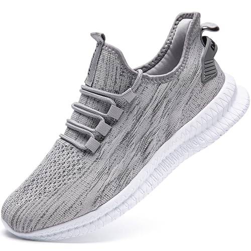 Oltyutc Herren Schuhe Sneaker Turnschuhe Laufschuhe Sneaker Sport Schuhe Leichtgewichts Jogging Freizeit Bequeme Atmungsaktive Walkingschuhe Gym Schuhe Grau Herren EU 39 von Oltyutc