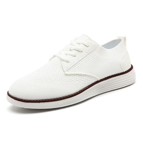 Oltyutc Oxford Herren Schuhe Mesh Casual Sneakers Weiß Größe EU 39 von Oltyutc