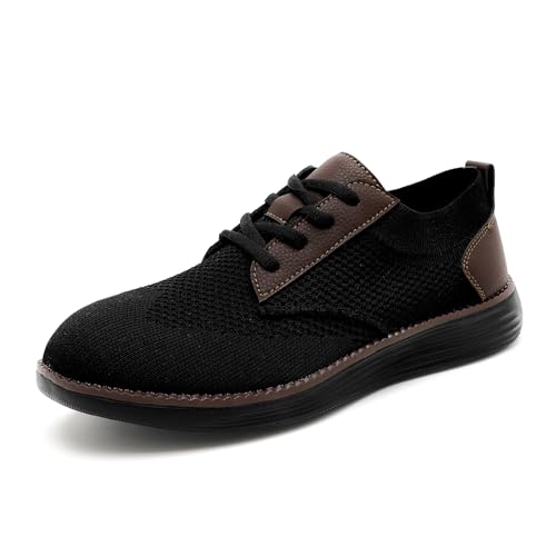 Oltyutc Schuhe Herren Freizeitschuhe Mokassins Anzugschuhe Sportschuhe Turnschuhe Laufschuhe Sommerschuhe Oxfords Hochzeit Formale Moderne Klassische Slip On Freizeit Schuhe Schwarz Größe EU 43 von Oltyutc