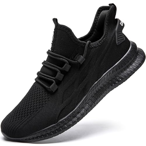 Oltyutc Schuhe Herren Laufschuhe Sportschuhe Turnschuhe Sommer Schuhe Leichtgewichts Slip on Sneaker Straßenlaufschuhe Outdoor Gym Freizeitschuhe Schwarz Herren EU 39 von Oltyutc