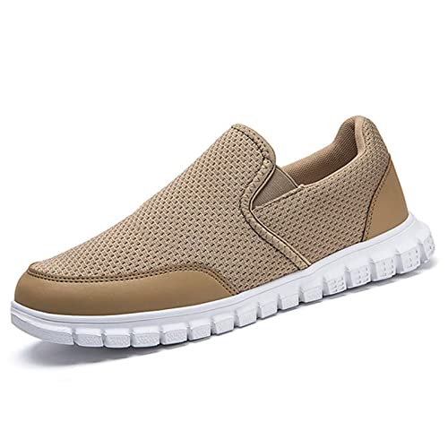 Oltyutc Schuhe Herren Sneaker Sportschuhe Mesh Leichte Freizeitschuhe Turnschuhe Loafer Bequeme Wanderschuhe Sneakers Khaki 41 EU Oltyutc Schuhe Herren Sneaker Sportschuhe Mesh Leichte Freizeitschuhe Turnschuhe Loafer Bequeme Wanderschuhe Sneakers Khaki 41 EU von Oltyutc