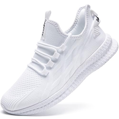 Oltyutc Sneaker Herren Schuhe Sportschuhe Laufschuhe Sommerschuhe Turnschuhe Leichtgewichts Tennisschuhe Joggingschuhe Männer Fitnessschuhe Walking Schuhe Gym Running Shoes Weiß Männer EU 39 von Oltyutc