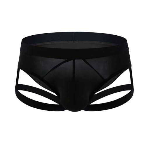 Oludkeph Herren Thong Unterwäsche Atmungsaktive Herren Tanga G-String Briefs Athletic Supporter Männlich Bikini für Workout Gym von Oludkeph