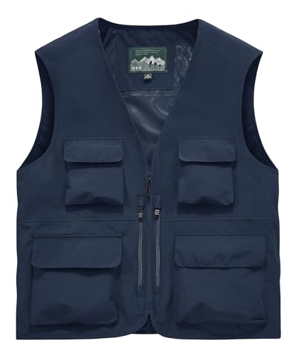OlyljpinZ Herren Anglerweste Outdoor Weste mit Mehreren Taschen Sommer Leicht Atmungsaktiv Freizeitweste Classics Ärmellose Jacke Fotografie Jagd Sportweste Camping Safari Trekking Weste Arbeitsweste OlyljpinZ Herren Anglerweste Outdoor Weste mit Mehreren Taschen Sommer Leicht Atmungsaktiv Freizeitweste Classics Ärmellose Jacke Fotografie Jagd Sportweste Camping Safari Trekking Weste Arbeitsweste von OlyljpinZ