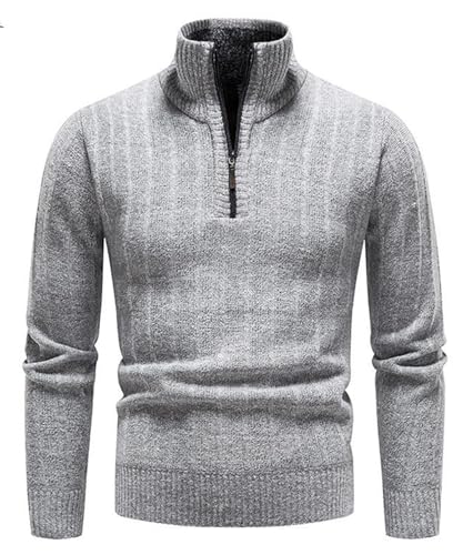 OlyljpinZ Herren Fleece Pullover mit Viertelreißverschluss Turtleneck Pullover Langarm Leichter Arbeitspullover Bequem Weich Warmer Winter Sweater Rollkragen 1/4 Zip Pullover OlyljpinZ Herren Fleece Pullover mit Viertelreißverschluss Turtleneck Pullover Langarm Leichter Arbeitspullover Bequem Weich Warmer Winter Sweater Rollkragen 1/4 Zip Pullover von OlyljpinZ