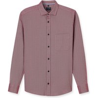 OLYMP Casual, Regular Fit, Flanellhemd mit Fischgrätmuster in XXL von Olymp